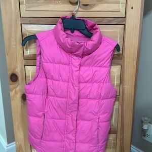 Gap Puffer Vest; Hot Pink- great color! Used but very good condition